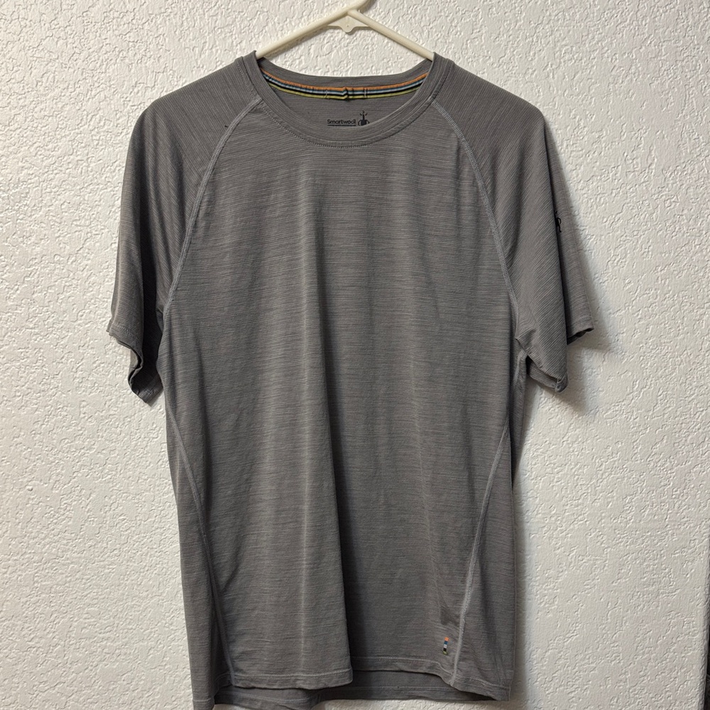Smartwool Men's Short Sleeve Tee Gray